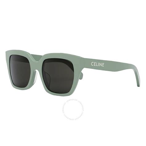 Celine Monochroms Smoke Square Ladies Sunglasses 